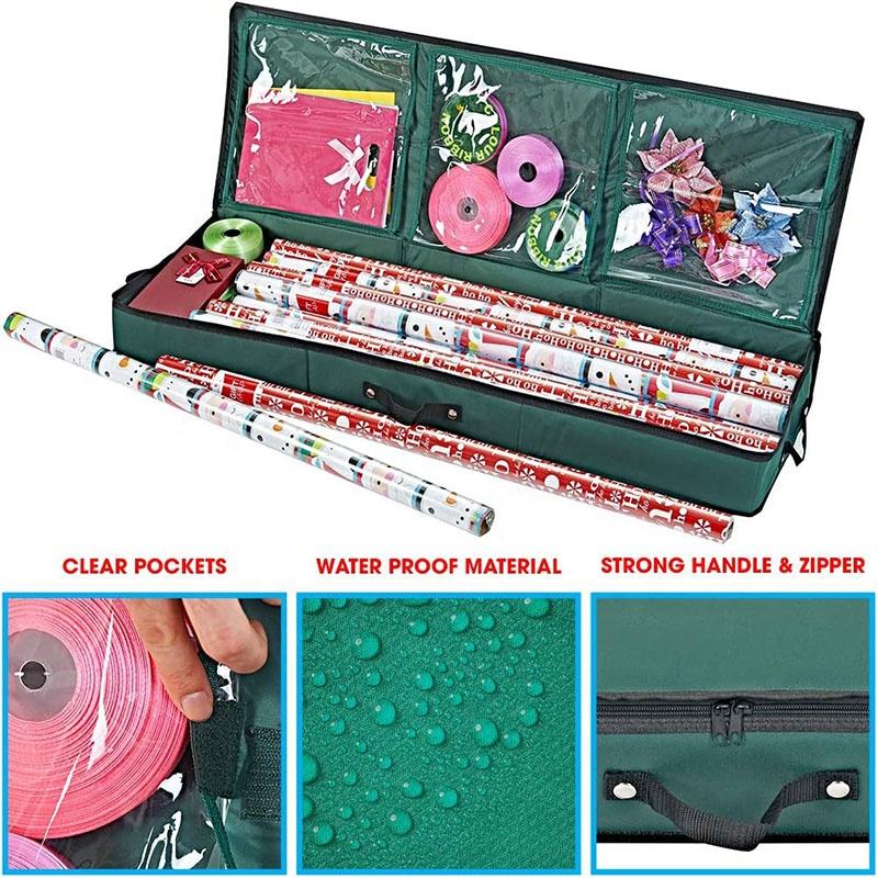 Christmas wrapping paper storage box