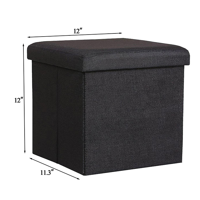Linen Type Cloth Foldable Storage Cubes Boxes, Storage Container for Clothing Closet Organzier