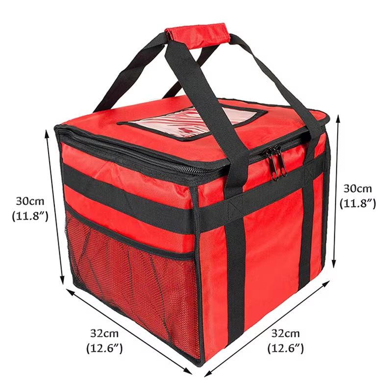 Insulated Food Delivery Bag, Pizza Delivery Bags for Hot and Cold Food, Commercial, Large Capacity Reusable Warming Bag, Cooler Bag for Doordash, Warmers for Parties