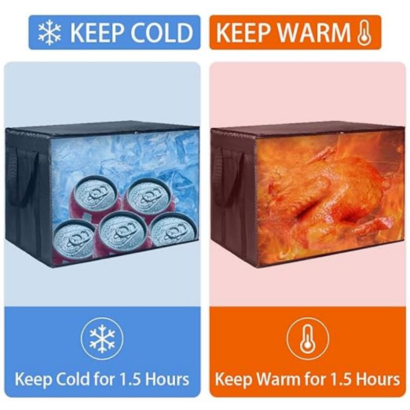 Aluminum Foil Thermal Insulation Takeaway Fresh-keeping Picnic Bag