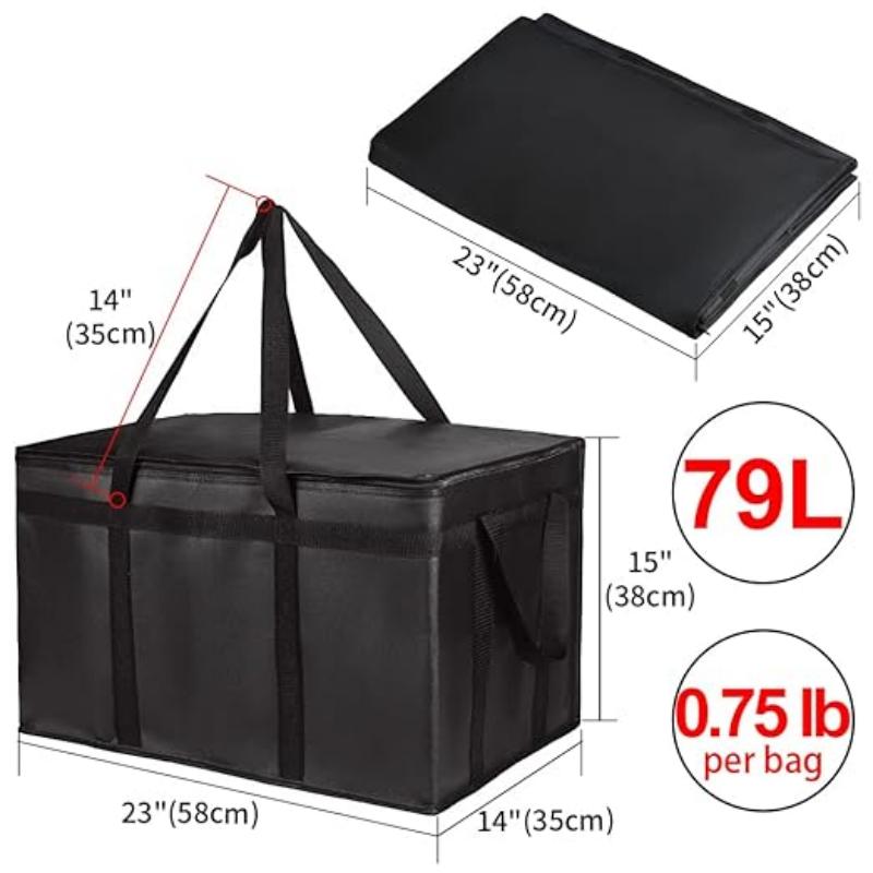 Aluminum Foil Thermal Insulation Takeaway Fresh-keeping Picnic Bag