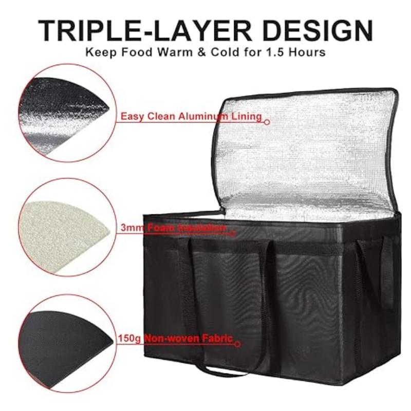 Aluminum Foil Thermal Insulation Takeaway Fresh-keeping Picnic Bag