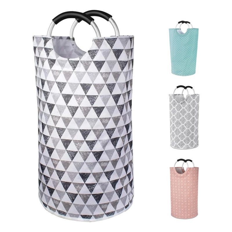 Extra Large Laundry Basket 115L Collapsible Oxford Fabric Foldable storage basket with Handles Waterproof for College Dorm, Family
