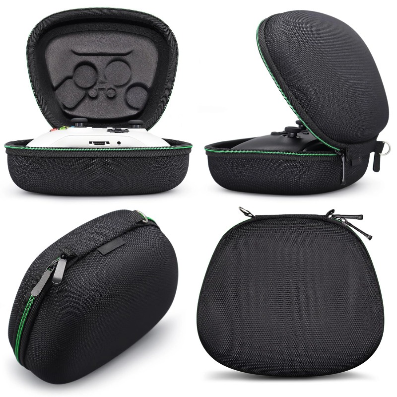 Portable Zipper Carry Case for Xbox Core Wireless Controller Hard Shell Travel Protective Cover Storage Case for Safekeeping