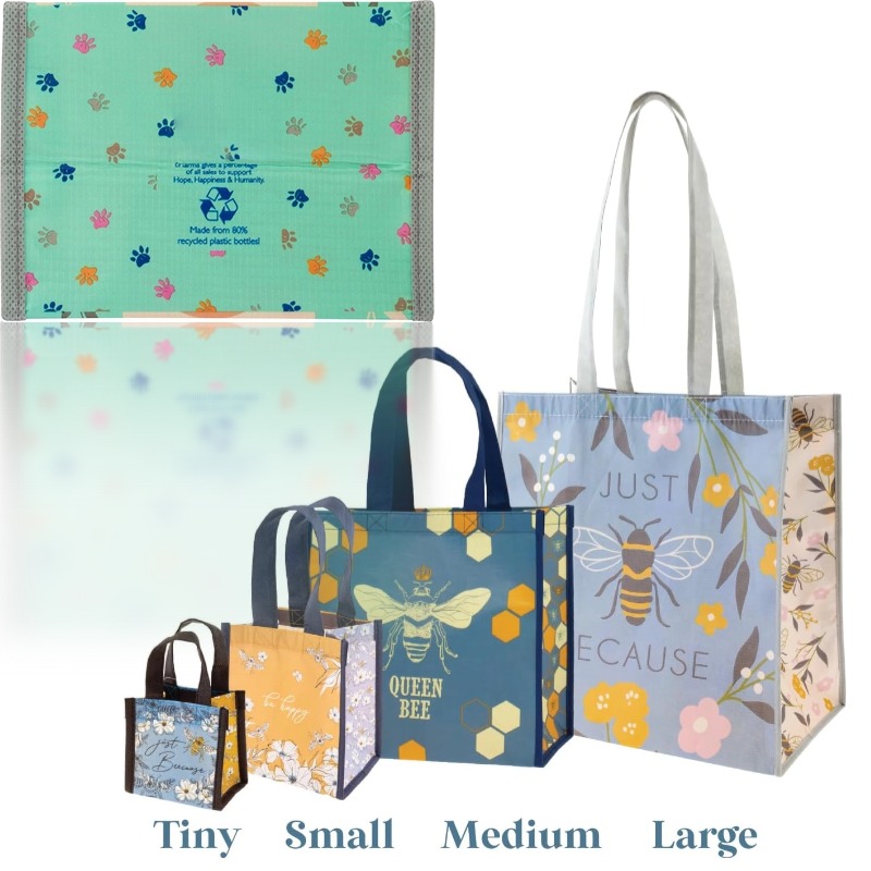 Wholesale Custom Recycle PET Shopping Bags RPET Tote Bag Gift Bags
