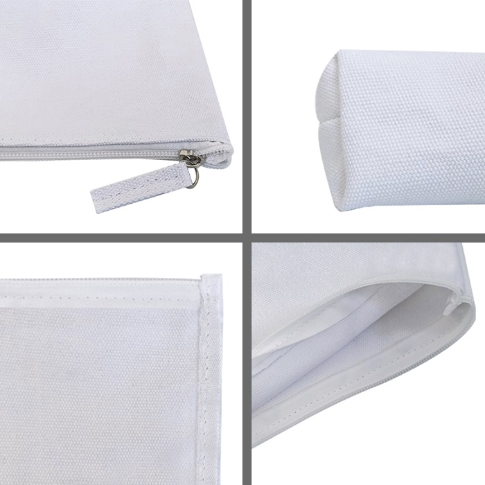 Promotional Cotton Canvas Bag Zipper Pouch