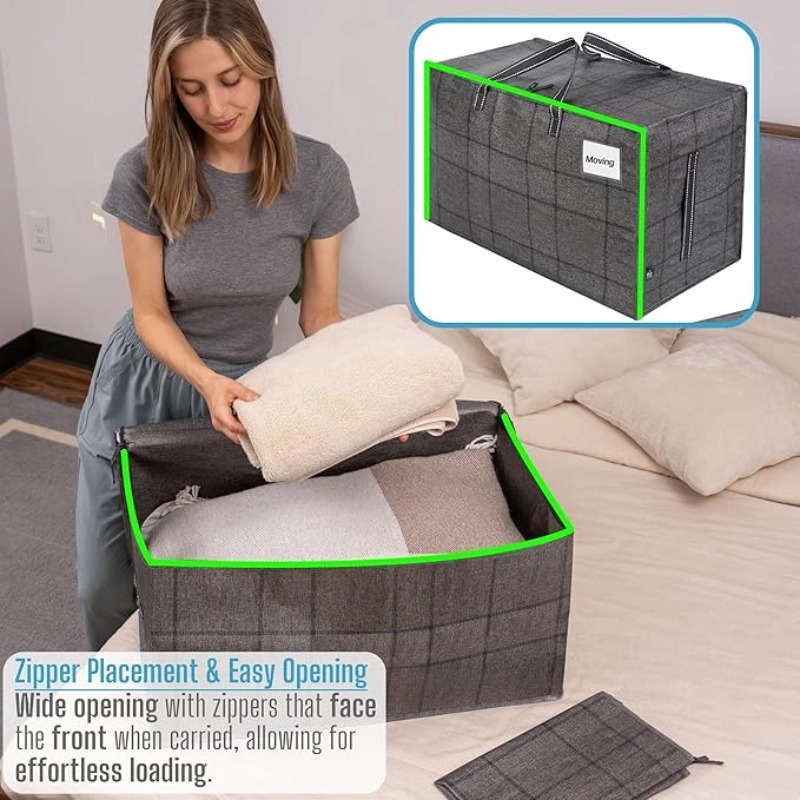 OEM Moving Bag and Storage Bags, Heavy Duty Large Packing Totes for Clothes
