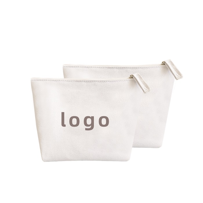 Promotional Cotton Canvas Bag Zipper Pouch