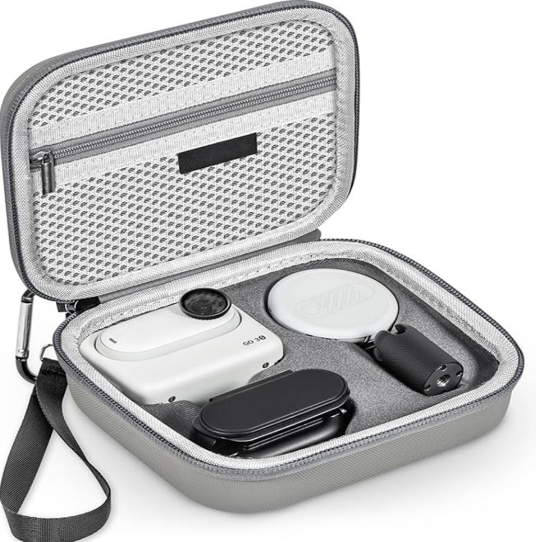 Hard Shell Travel Mini Protective Camera Storage Bag Carrying Case for Insta360 GO 3 Action Camera Combo and Accessories