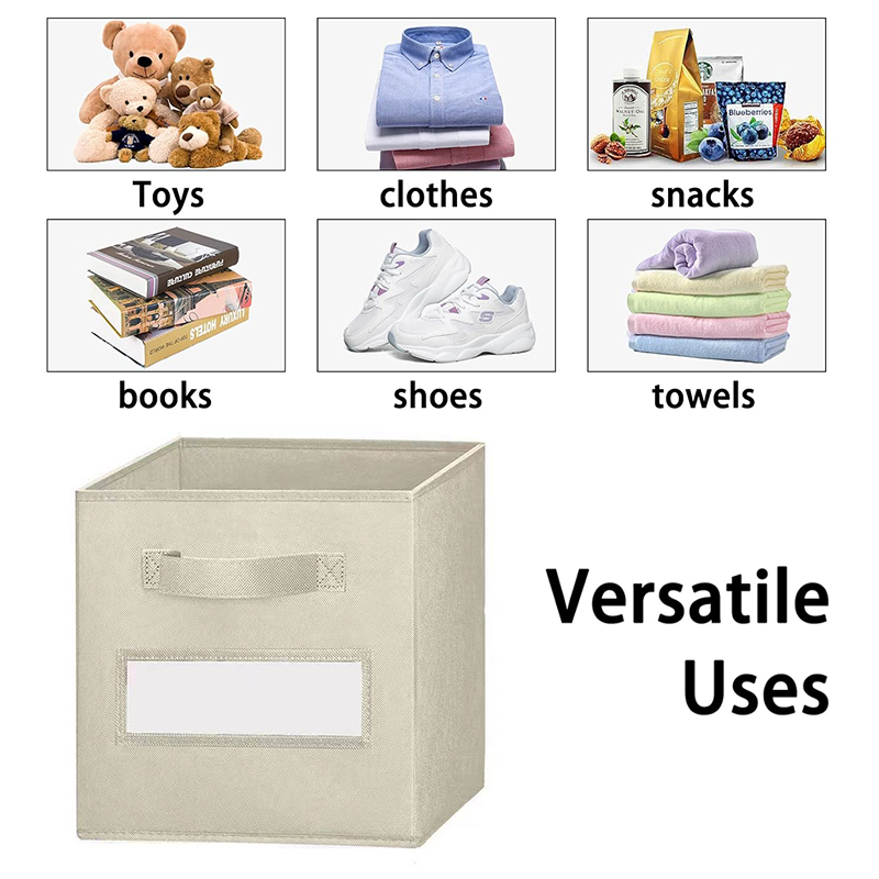 Non-woven Closet Box Folding Storage Bin