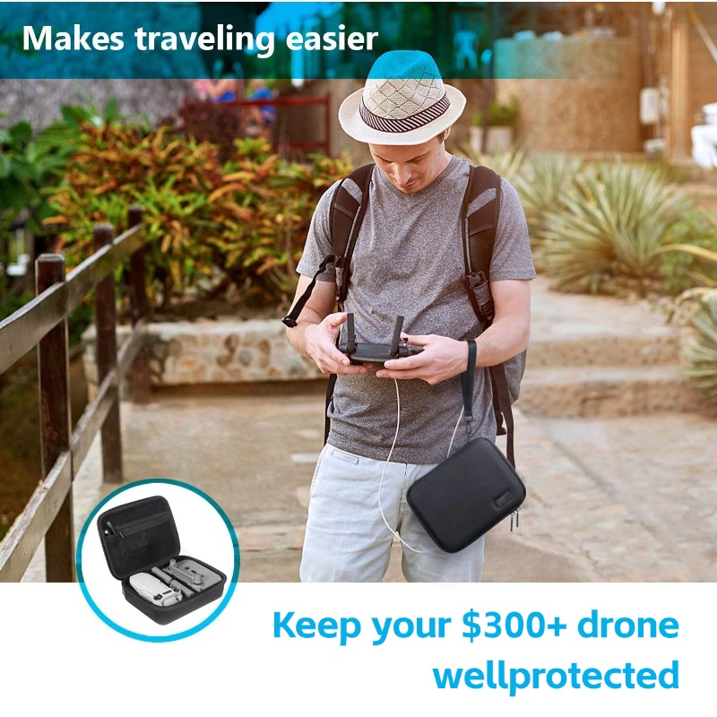 Carrying Case for DJI Mavic Mini 2/2 SE/4K Hard Shell Drone Storage Case