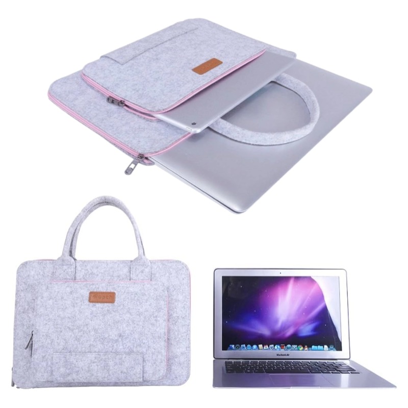 Laptop Sleeve Felt Bag Notebook Carrying Bag with Hand Cover Pouch Compatible for 11.6" Acer/Asus/Lenovo/Medion