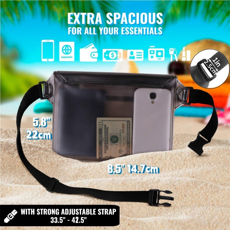 Waterproof Fanny Pack,storage Bags Phone Wallet Purse with Waist Strap