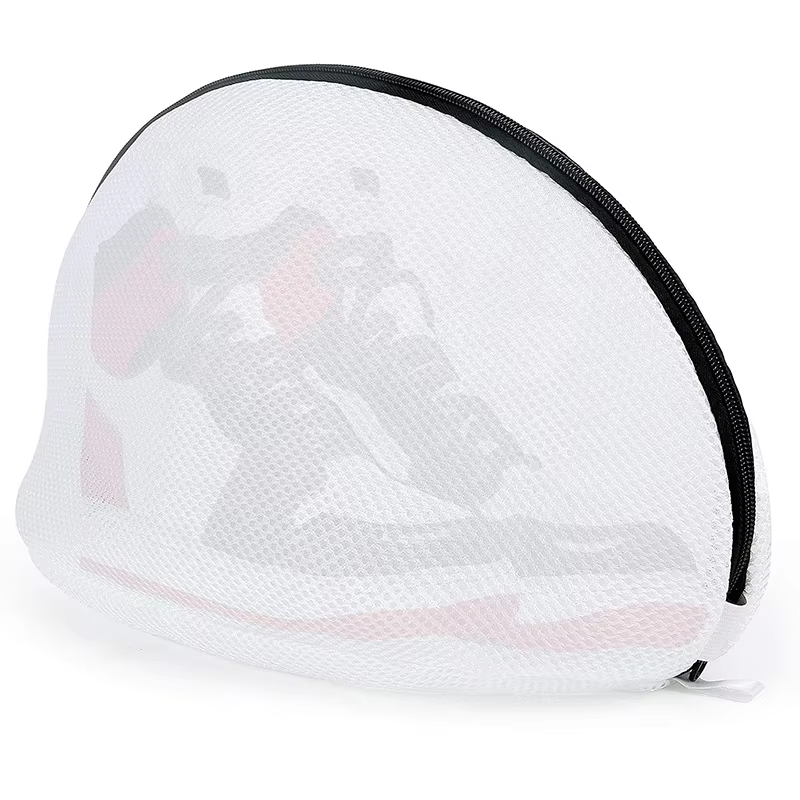 Mesh Shoe Washing Bag for Washing Machine with Zipper Laundry Bag
