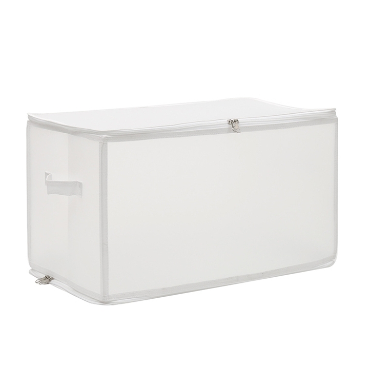 PP Plastic Storage Organizer Zipper Box