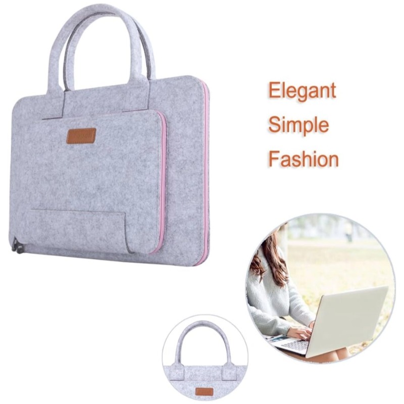 Laptop Sleeve Felt Bag Notebook Carrying Bag with Hand Cover Pouch Compatible for 11.6" Acer/Asus/Lenovo/Medion