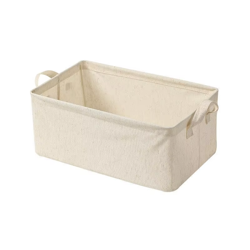 Cotton Clothes Storage Box Washable Closet Organizer for Bedroom