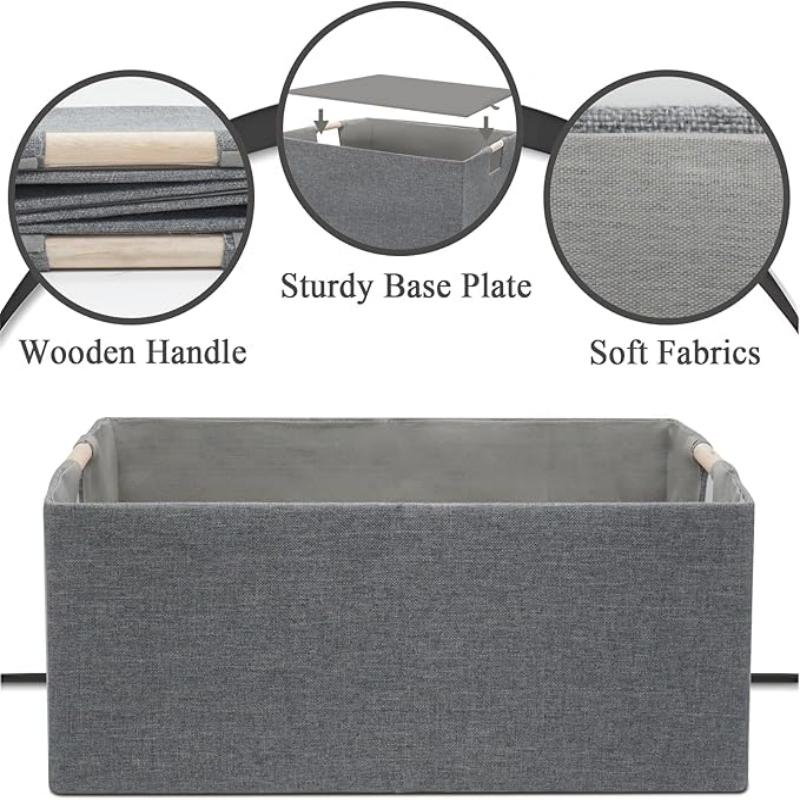 Desktop Closet Organizer Foldable Household Clothes Toys Storage Box