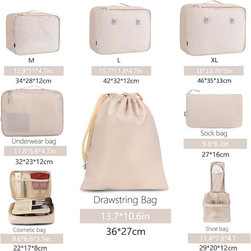 Luggage Travel Accessories Bags Cosmetic Travel Organizer Bag Set