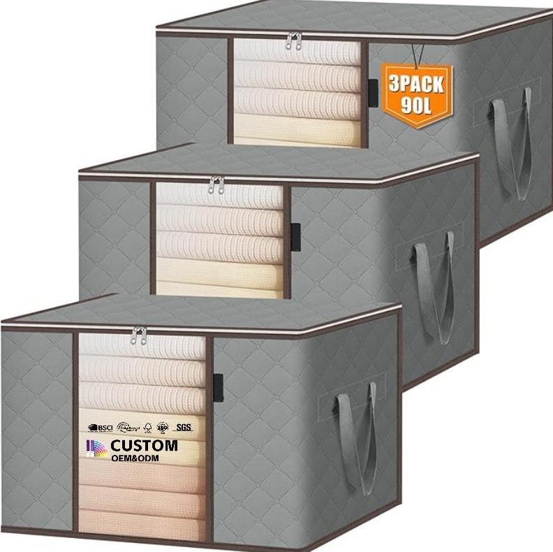 Clothes Organizer Quilt Blanket Under Bed Home Storage Bags