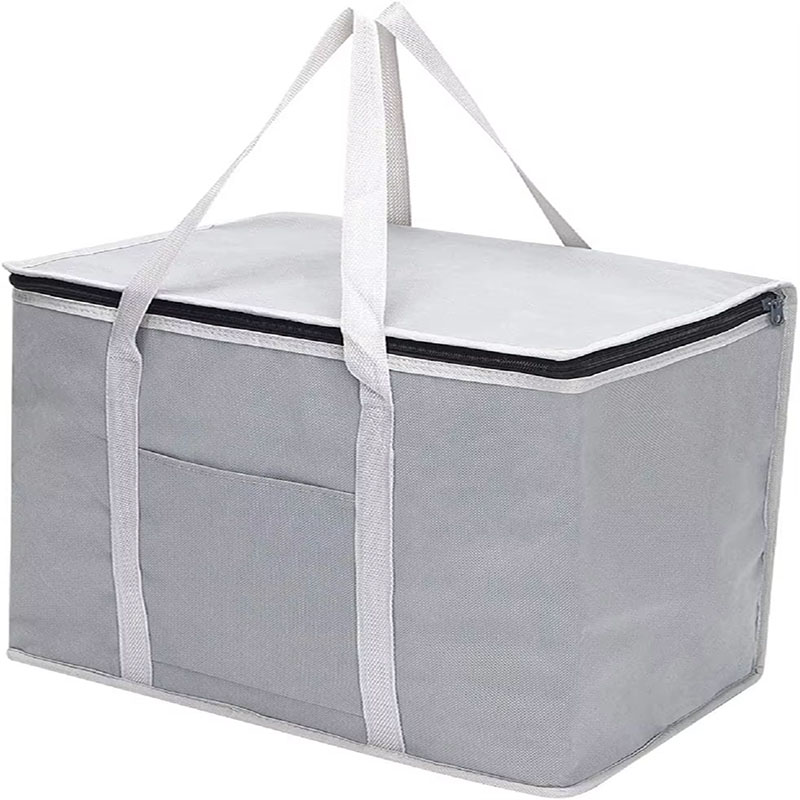 Non Woven Cooler Bag Insulated Food Delivery Bag Soft Box for Food