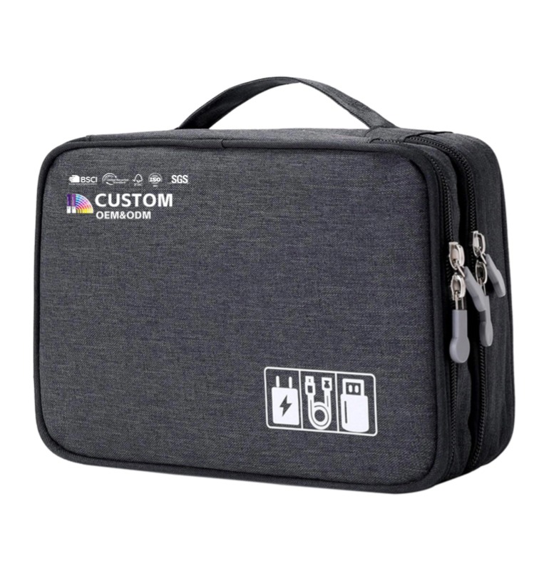 Travel Cable Organizer Bag,Electronic Accessories Case Layer Storage Bag
