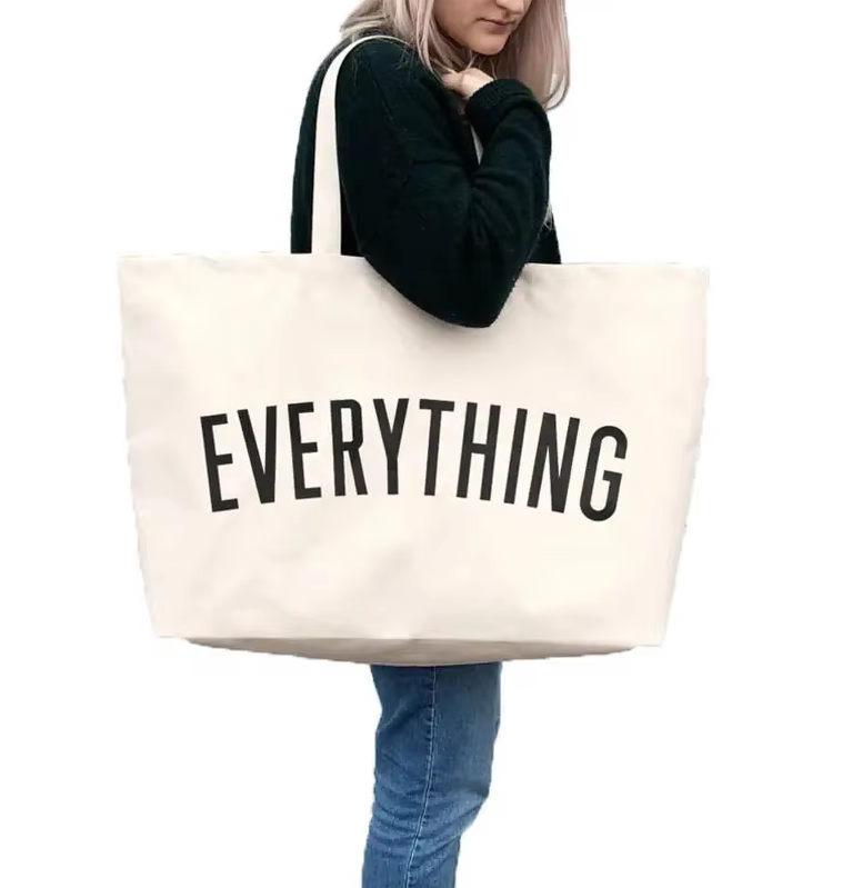 Shoulder Tote Shopping Handbags Reusable Cotton Bag for College Work