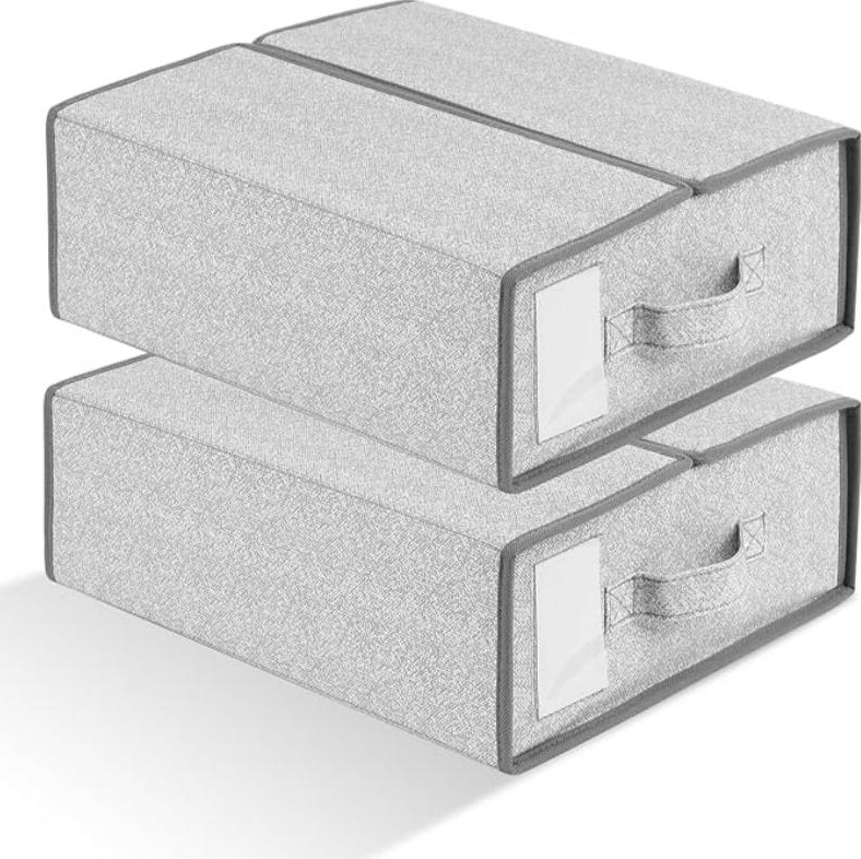 Collapsible Fabric Storage Bins Bed Sheet Organizers and Storage
