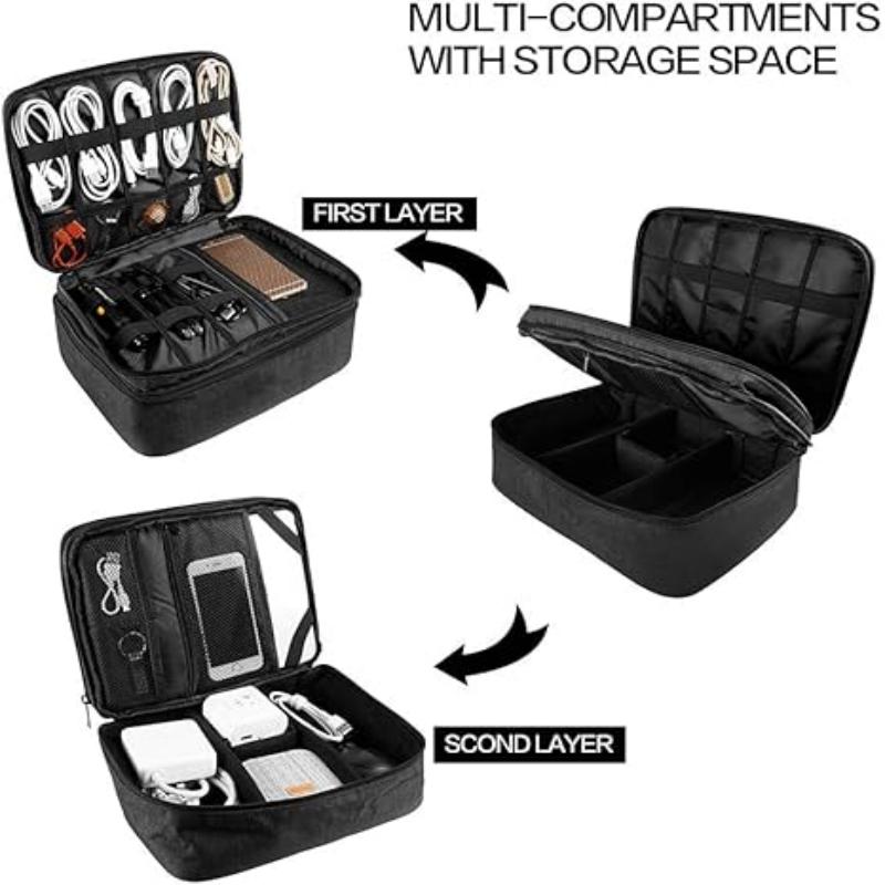Data Cable Storage Case Digital Electronic Accessories Travel Bag