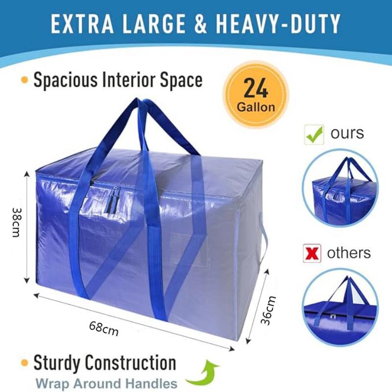 Heavy Duty Storage Bag Extra Large Moving Bags with Zipper
