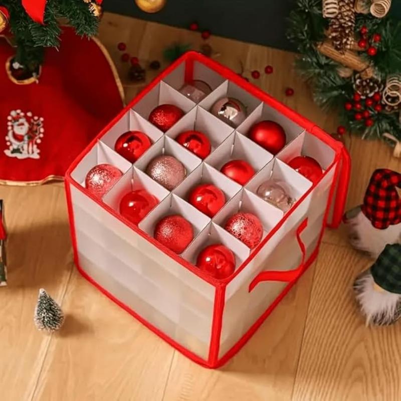 Transparent Christmas Ornament Storage Christmas Ball Storage Box