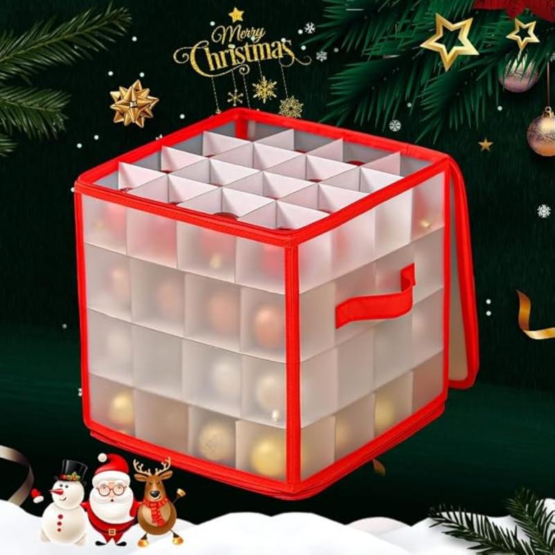 Transparent Christmas Ornament Storage Christmas Ball Storage Box