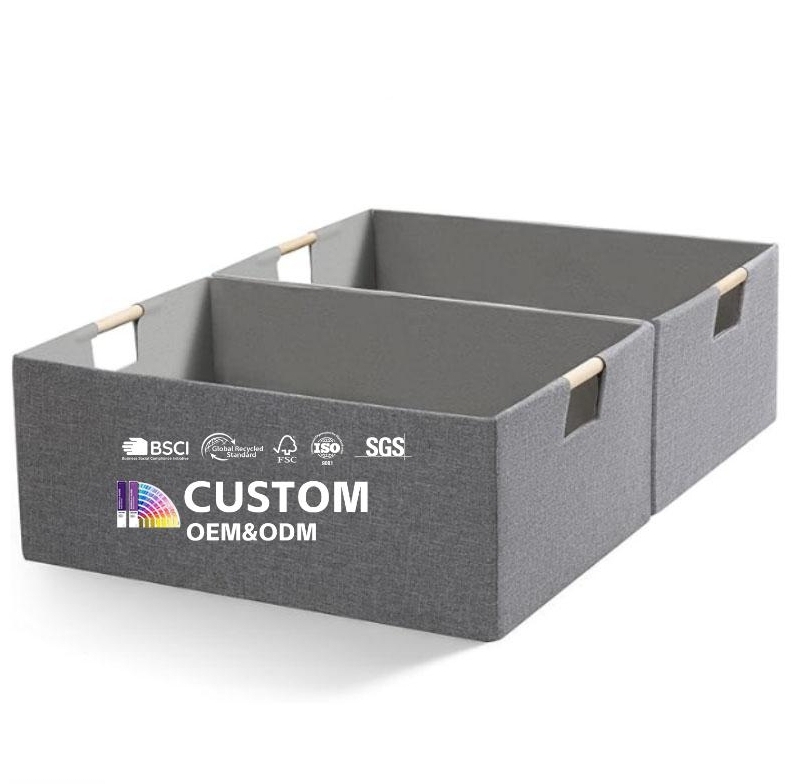 Desktop Closet Organizer Foldable Household Clothes Toys Storage Box 