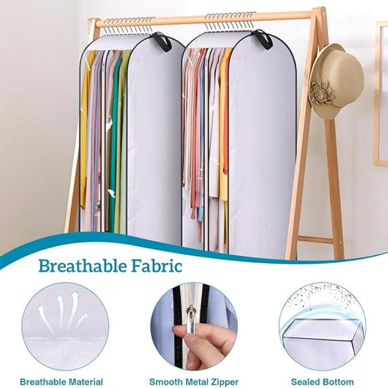 Dust Proof Foldable Travel Shirts Dress Suit Cover Garment Bags
