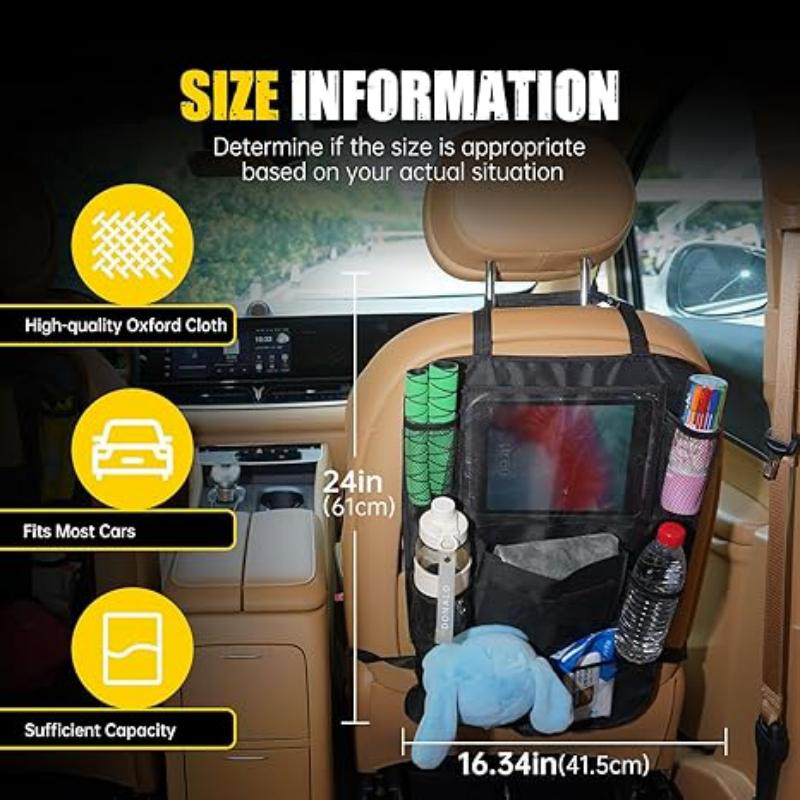 Cup Seat Holder Seat Back Protectors Car Backseat Organizer