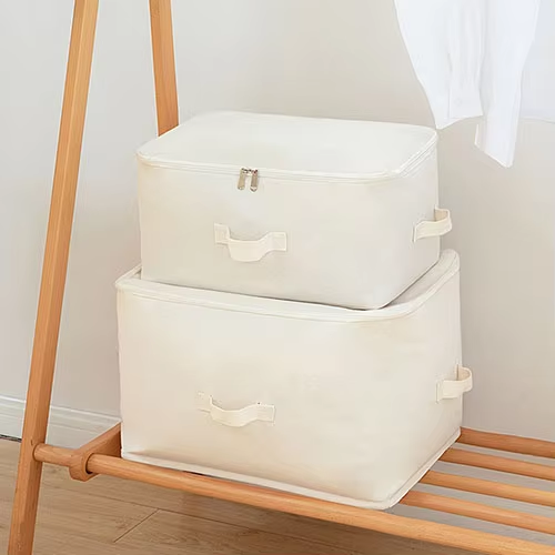 Washable Oxford Travel Bag Quilt Blanket Storage Bag Closet Organization