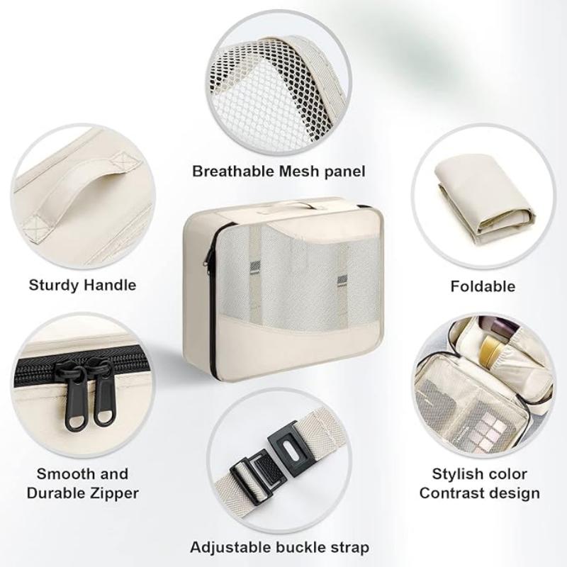Suitcase Organizer Bags Set Portable Travel Organizer Bags