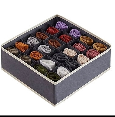 Drawer Organizer Foldable Closet Division Storage Box for Socks and Ties