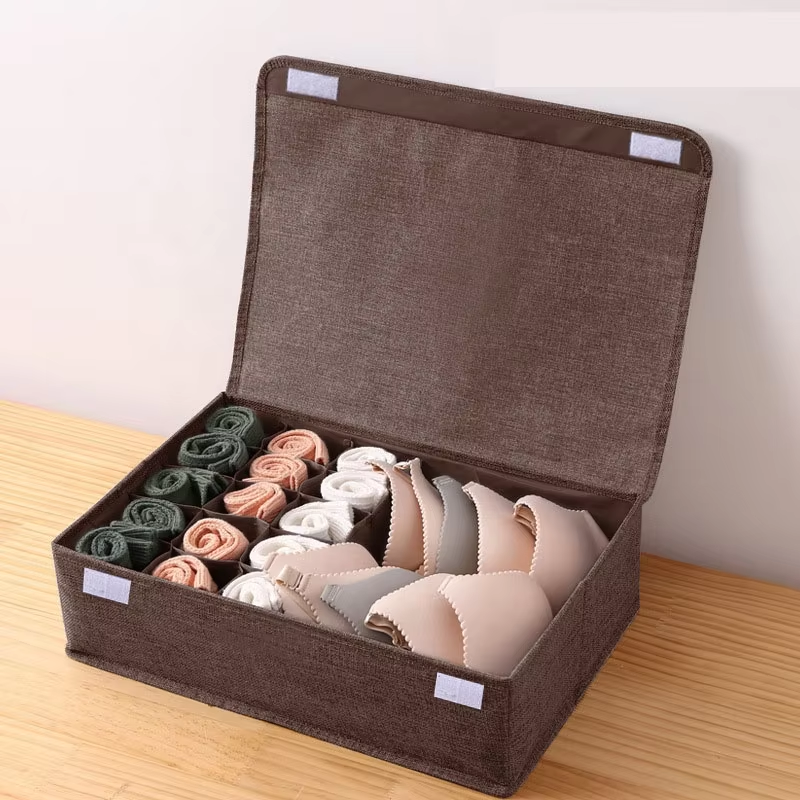 Underwear Drawer Organizer Dividers for Sock Bra Tie Closet Organizer