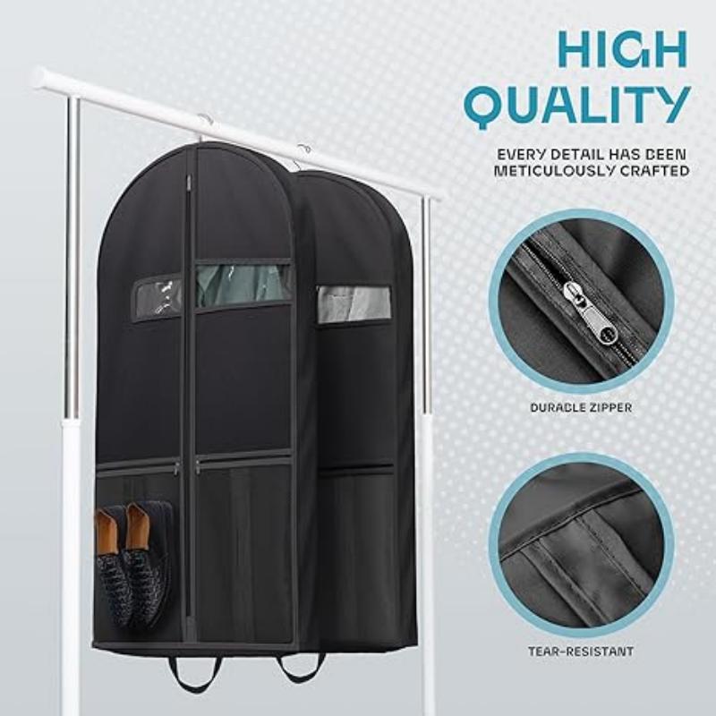 Dust Proof Travel Gown Dress Garment Bags with Zipper Pocket