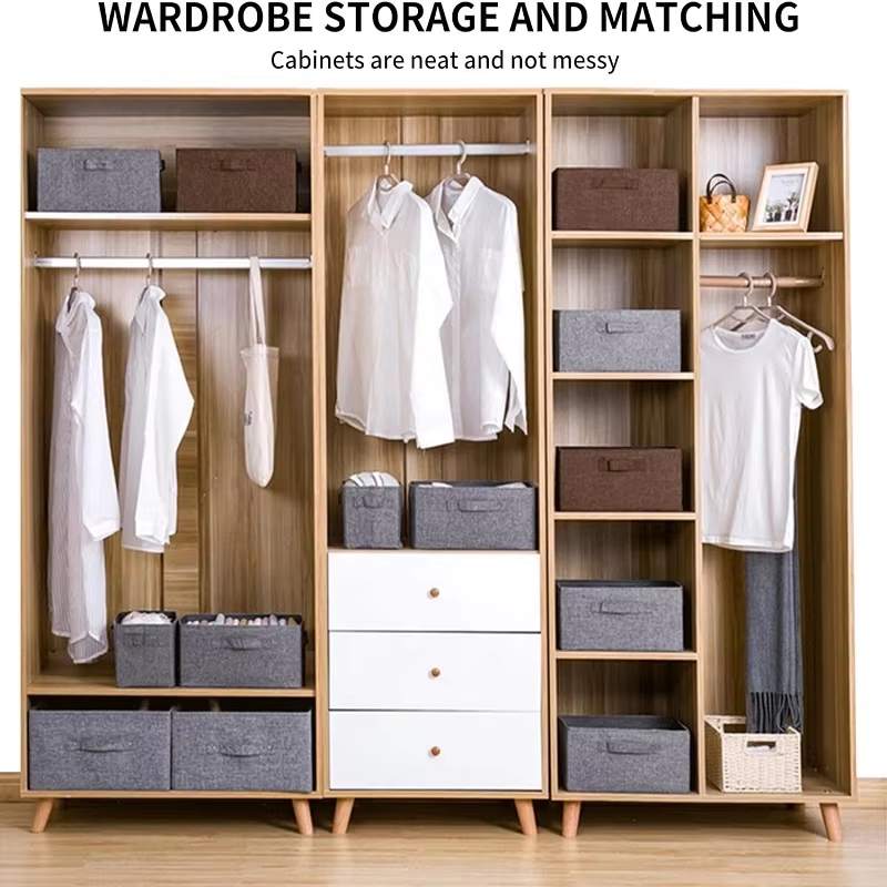 Drawer Organizer Foldable Closet Division Storage Box for Socks and Ties