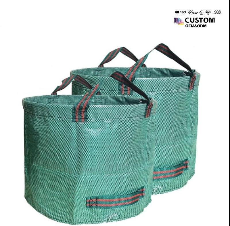 Heavy Duty Yard Green Leaf Garbage Waste Collection Gardening Bag