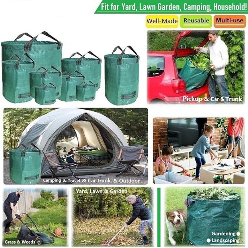 Heavy Duty Yard Green Leaf Garbage Waste Collection Gardening Bag