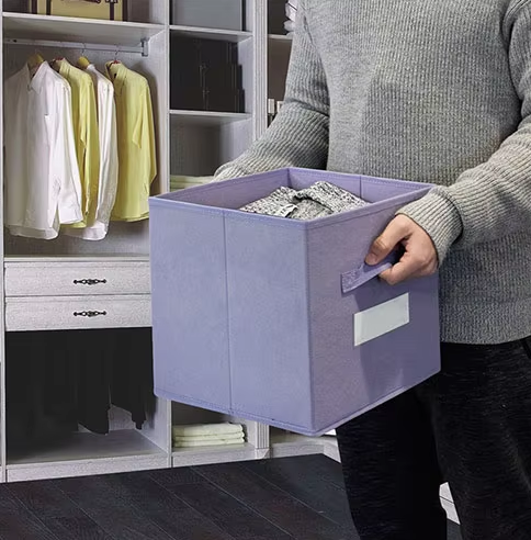 Purple Cube Storage Box Home Storage Organize Closet Organizaytion