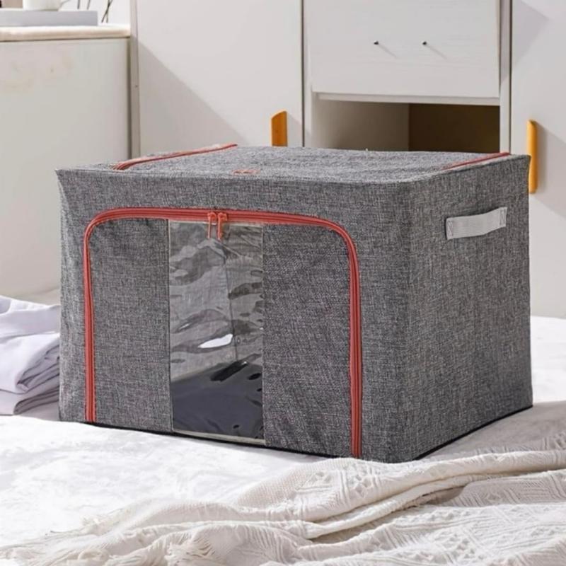 Fabric Cube Storage Bin Collapsible Household Clothing Storage Box