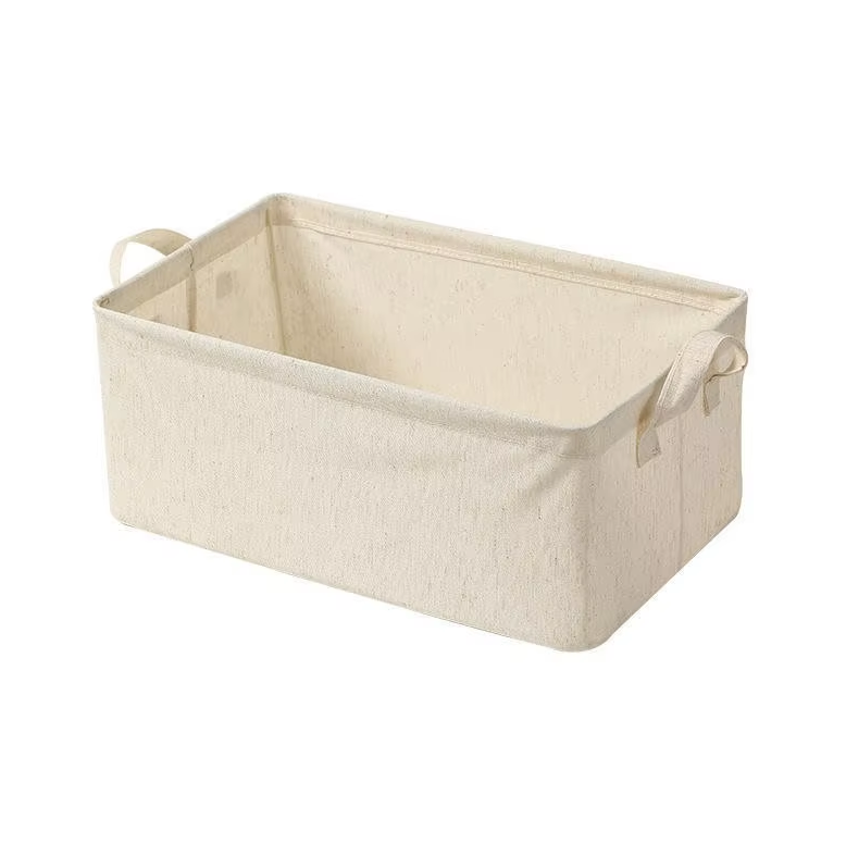 Cotton Clothes Storage Box Washable Closet Organizer for Bedroom