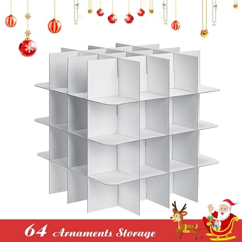 64 Compartments Christmas Bauble Storage Decor Boxes Decoration Boxes