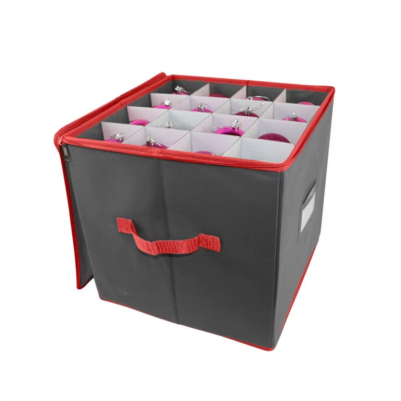 Large Folding 64 Christmas Ball Storage Containers with Sturdy Handle