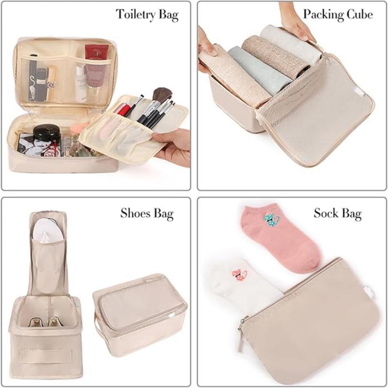 Luggage Travel Accessories Bags Cosmetic Travel Organizer Bag Set