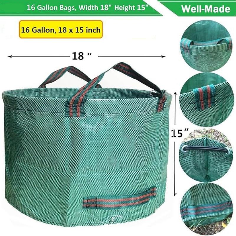 Heavy Duty Yard Green Leaf Garbage Waste Collection Gardening Bag